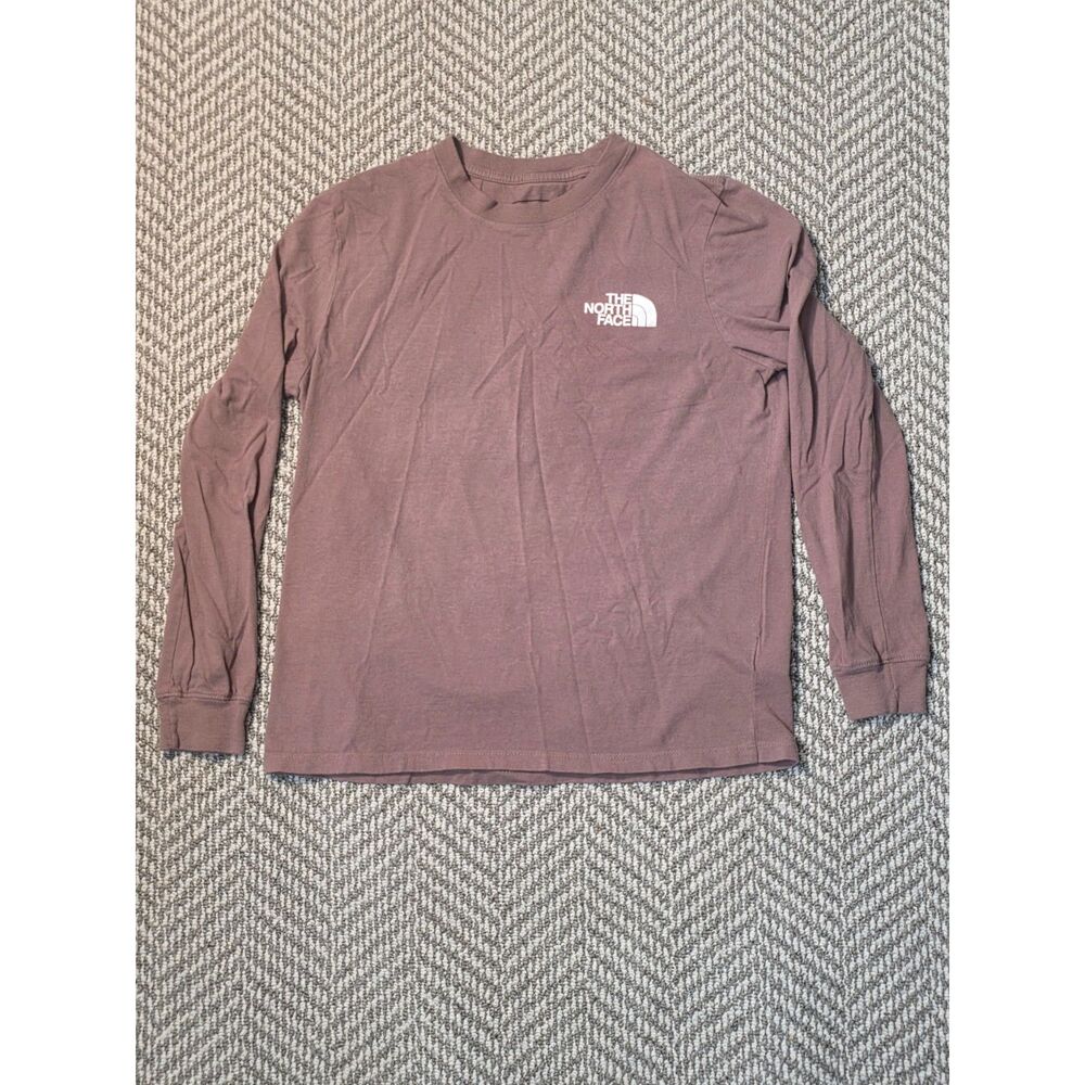 The North Face Women's Medium Dusty Rose Pink Long Sleeve Graphic T-Shirt M